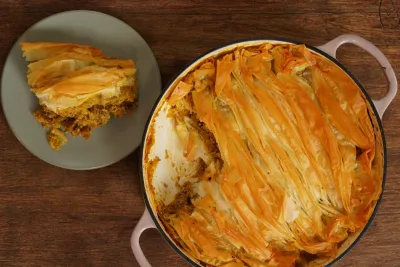 Lamb Filo Crinkle Pie - Bin Inn Wholefoods Market