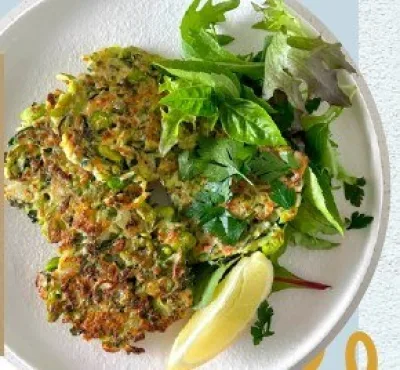 Zucchini, Edamame & Wakame Flake Fritters - Bin Inn Wholefoods Market