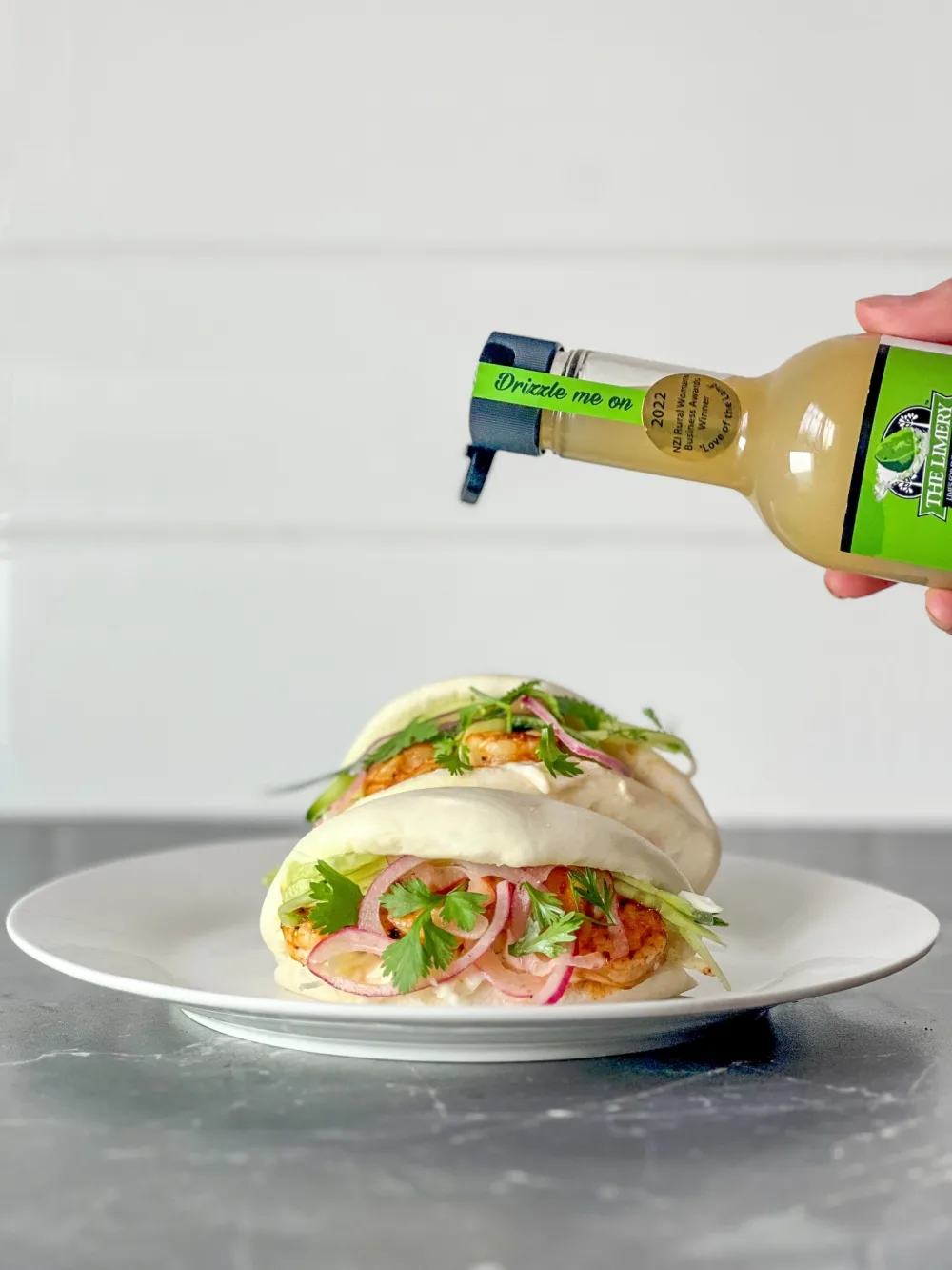 The Limery Quick and Easy Prawn Bao Buns 🍤🍋 - Bin Inn